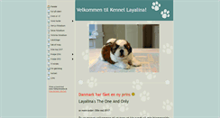 Desktop Screenshot of kennel-layalina.dk